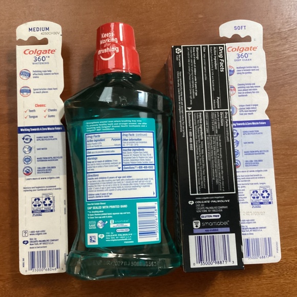 Colgate Oral Care Bundle (Mouthwash, toothpaste and toothbrushes) NEW - Picture 4 of 8